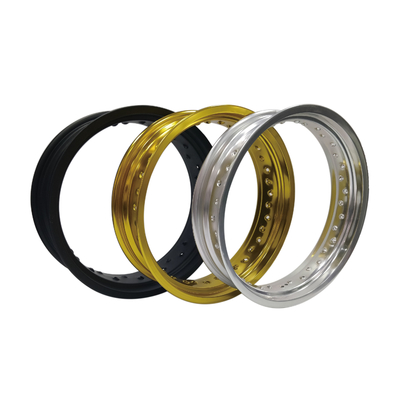 Alta confiabilidad y rendimiento 4.25 x 17 &quot;Rim de la rueda de aleación de Supermoto en negro