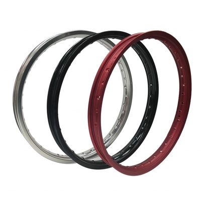 Negro 18 19 21 pulgadas llantas de ruedas de motocicleta para carreras personalizadas para reemplazar/reparar