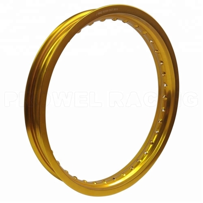 MX BLACK 18 X 2.15 36H Rim de la rueda trasera para CRF125 acabado pulido y anodizado
