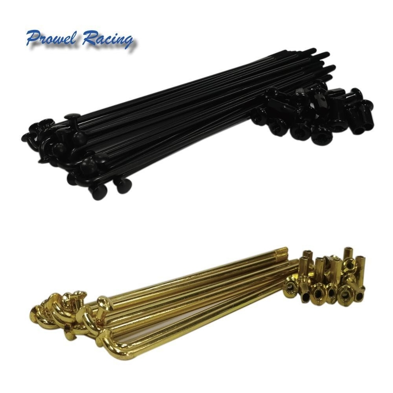 Acero inoxidable acabado Hex cabeza interna rayos y pezones para motocicletas de todo el camino