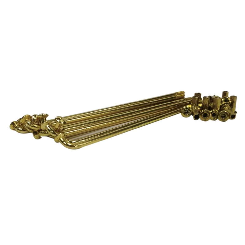 Esposas y pezones de motocicleta de acero de color dorado para reemplazo de motocicleta 8G 9G 10G