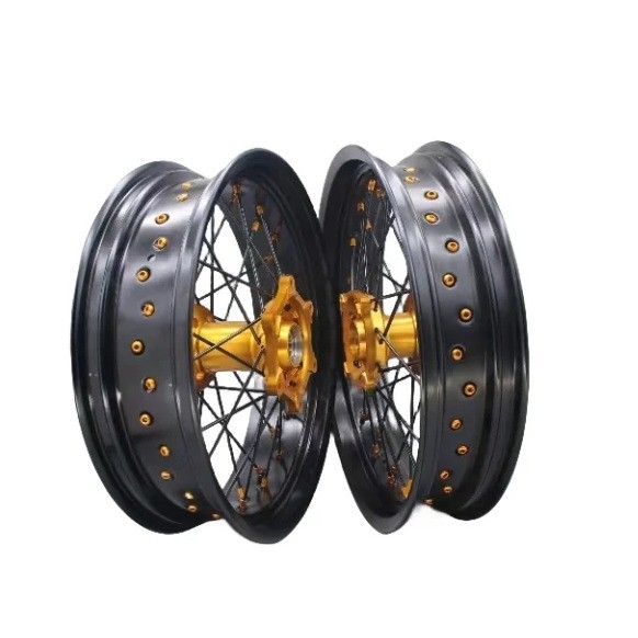 17" aleación de aluminio 7S-T6 ruedas de motocicleta colores personalizables