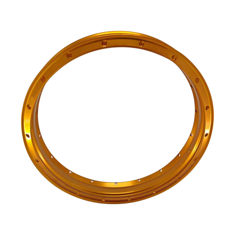 Reemplace sus ruedas viejas con 2,15x18 H-Formado Retro Oro Naranja Ruedas de aleación de motocicleta
