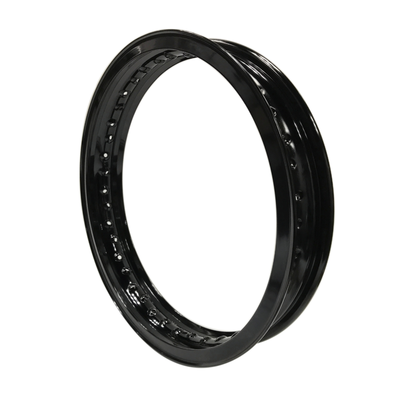 40 agujeros WM3 2.15-18 &quot;Inch Valanced Alloy Rim de la rueda de la motocicleta para bicicletas antiguas negras