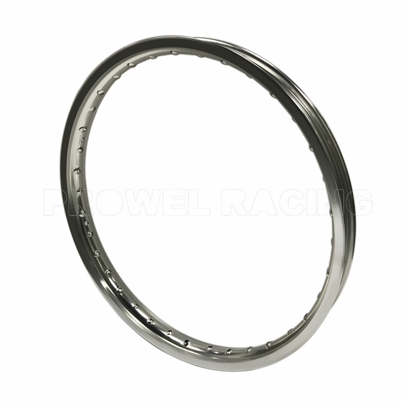 WM 1.60x21 Flanco de aleación de motocross para motocicletas 6061 T6 o 7116 T6 o 7075 T6 Material