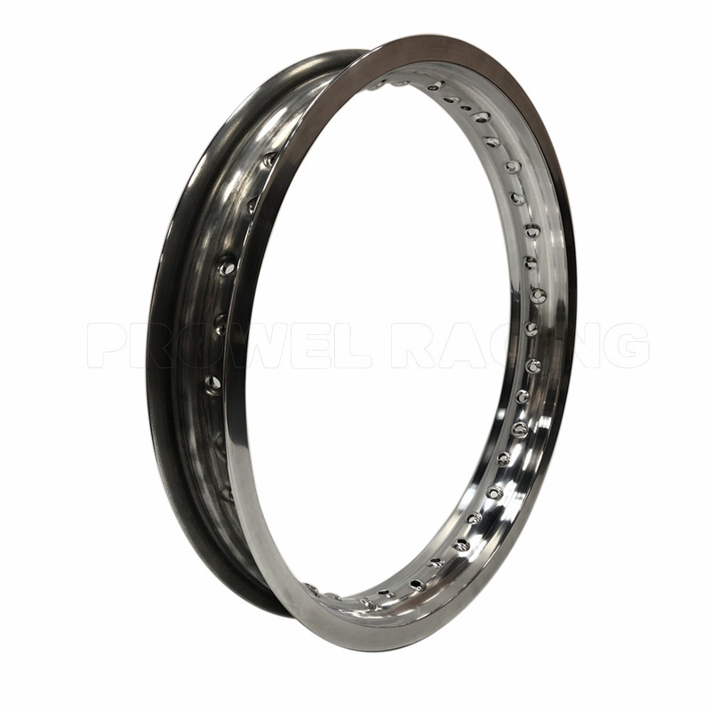 CRF 450 2.15x18 Cinturones de motocicleta de plata hechos de aleación de aluminio con pintura