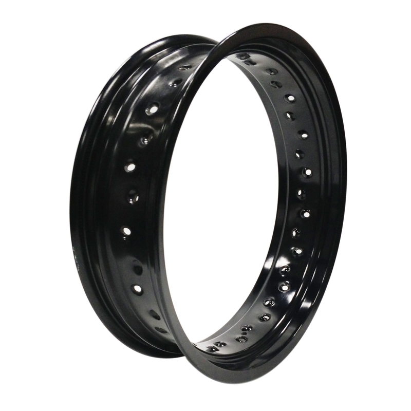 Alta confiabilidad y rendimiento 4.25 x 17 &quot;Rim de la rueda de aleación de Supermoto en negro